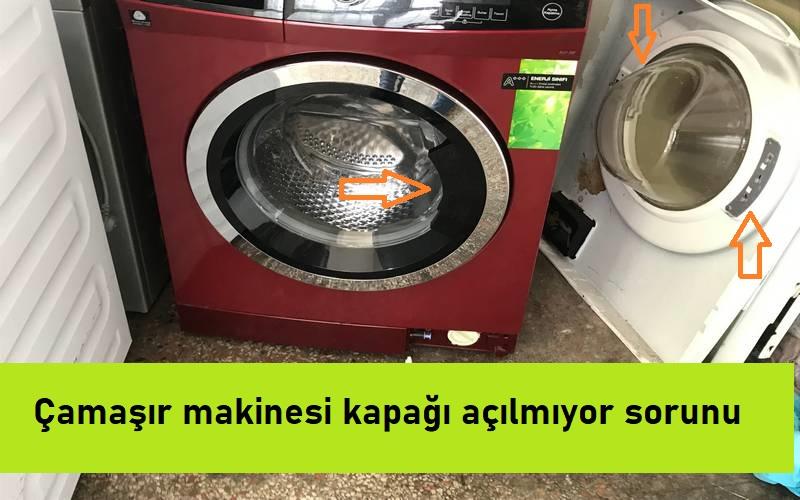 Çamaşır makinesi kapağı açılmıyor