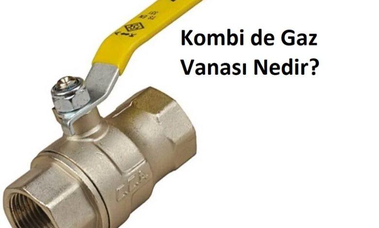 Kombi de Gaz Vanası Nedir? Nerede Olur? 1 Kombi de Gaz Vanası Nedir?